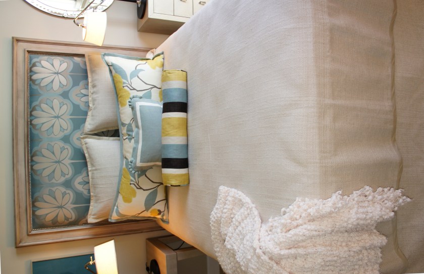 Guest Bedroom Queen Bed; Coastal Contemporary