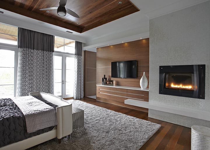 master bedroom fireplace