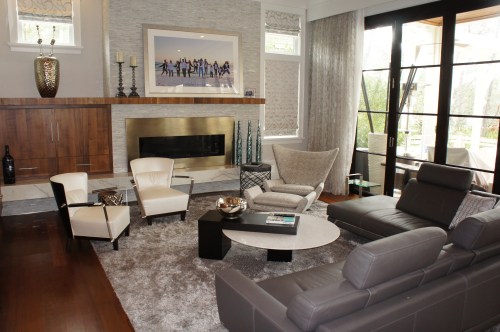 Watercolor Living Room