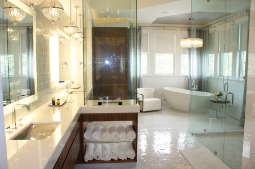 Modern Bathroom Watercolor