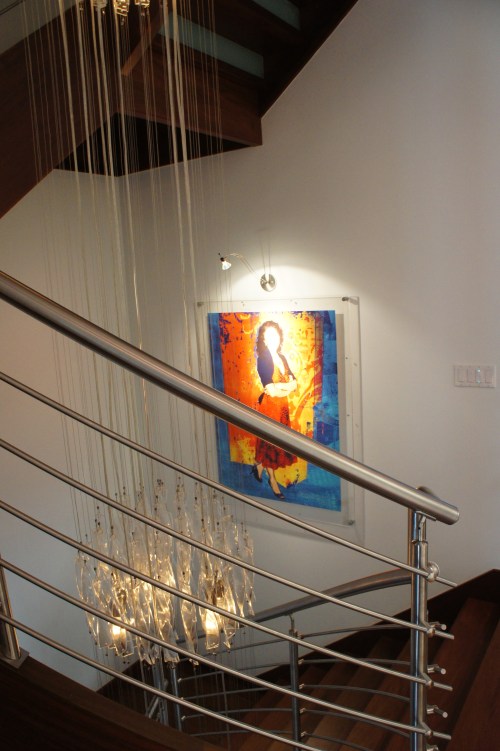 Custom Stairwell Chandelier