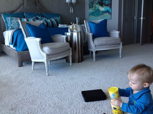 My son, Case, "helping" me install!  He is currently almost 3 years old!!  Yes, I am a little behind posting this!