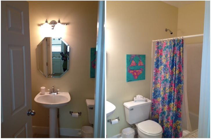 BEFORE: A very generic bathroom.