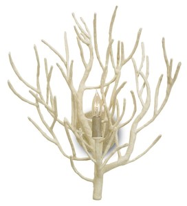 Finally, I wanted to show you a close-up of these fun, natural twig sconces by Currey and Company!  "Eventide Sconce"