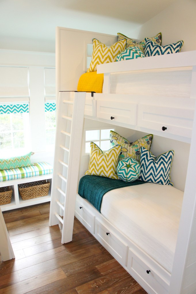 Teal, chartreuse, lime green and turquoise!