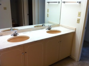 Master Bath Vantiy Before
